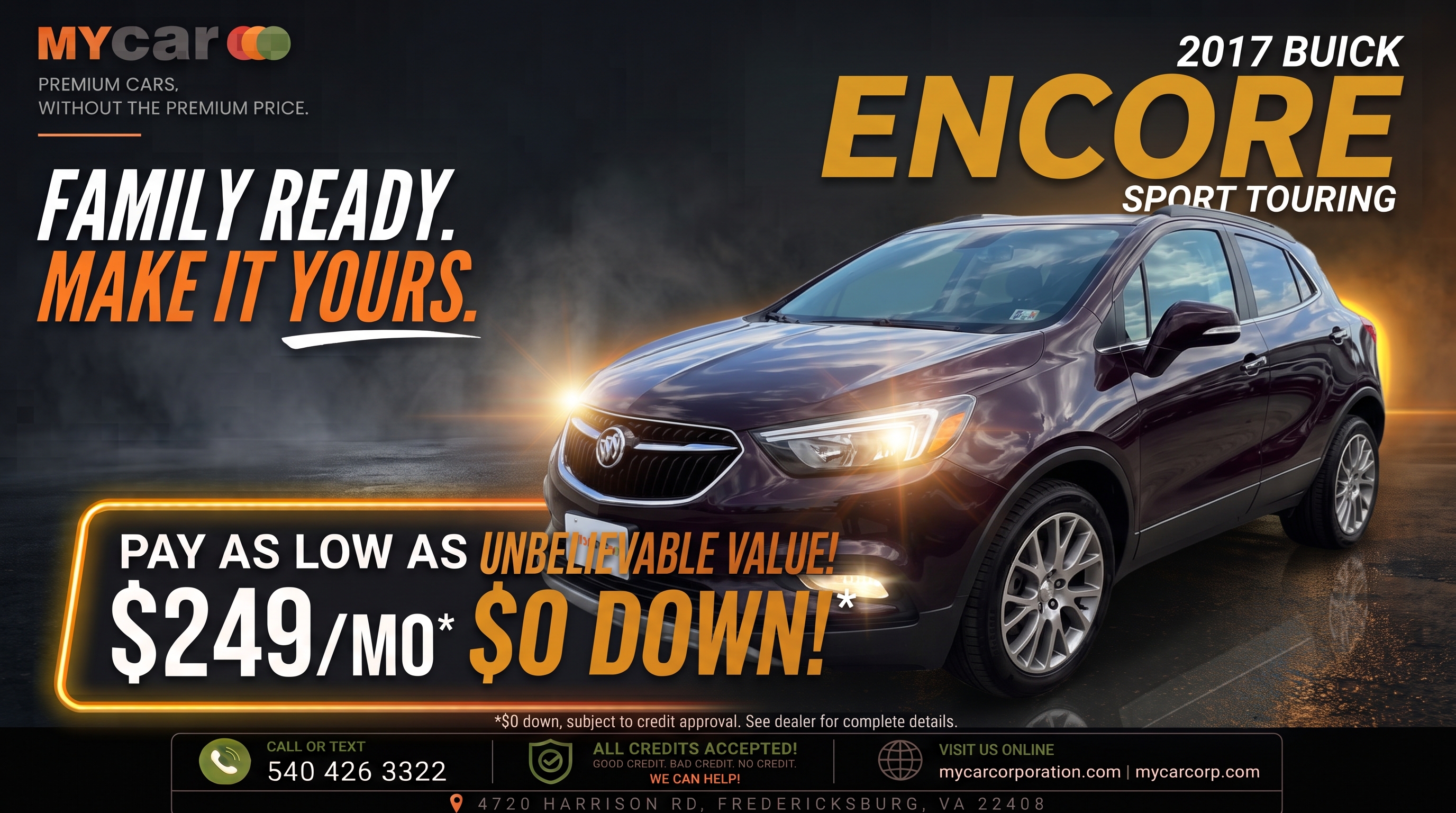 Actual 2017 BUICK Encore Sport Touring inventory photograph