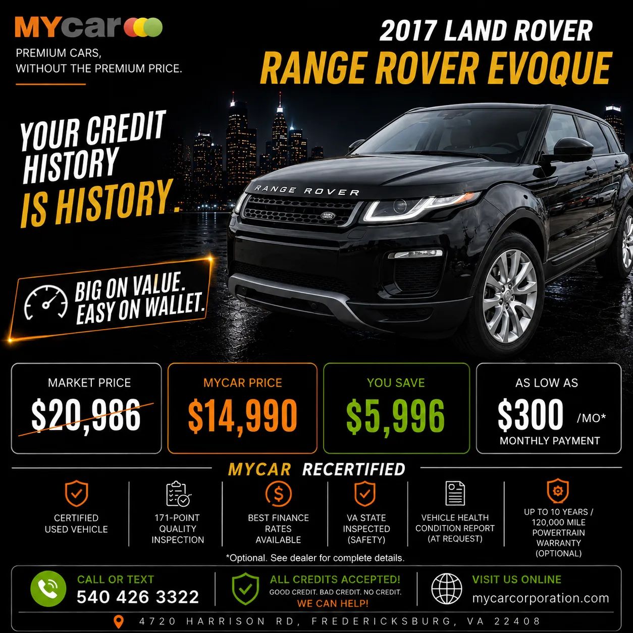 2017 LAND ROVER Range Rover Evoque