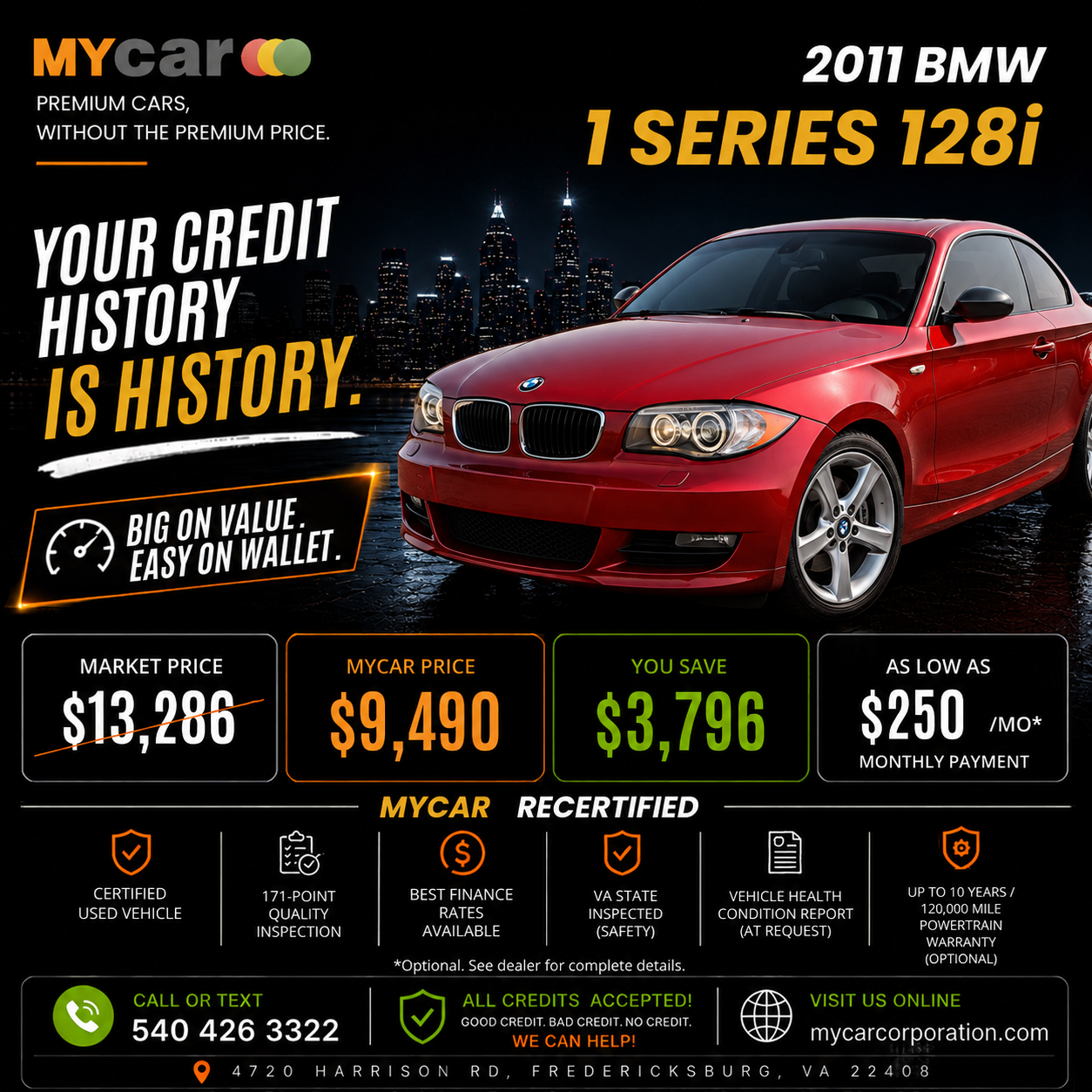 2011 BMW 128i